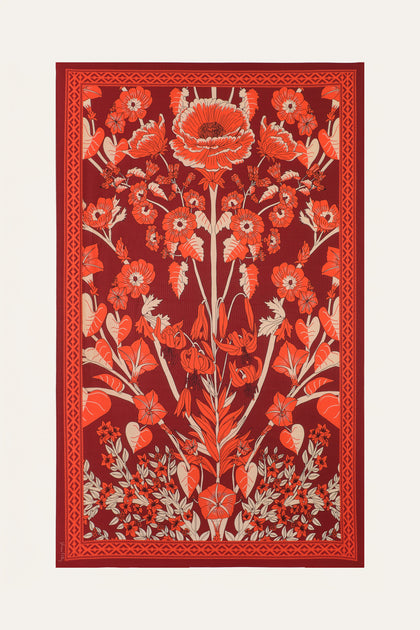 Tropical Chinoiserie Shawl