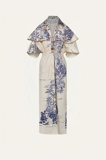 Paper Flower Trenchcoat